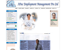 Tablet Screenshot of apacmanagement.com